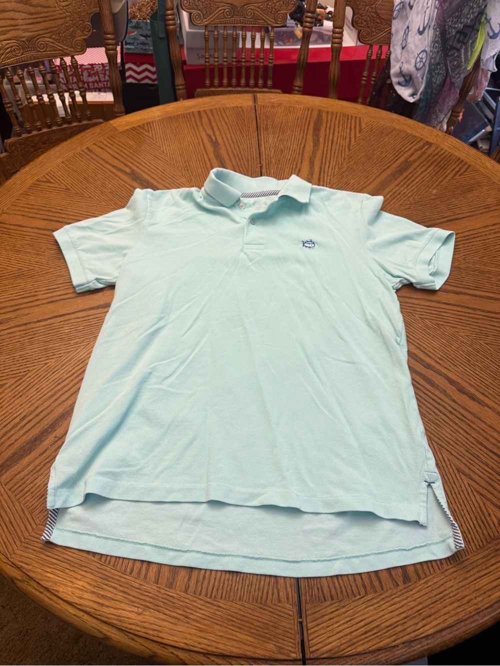 Southern Tide Men’s Light Aqua Polo Shirt